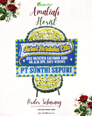Papan Bunga Duka di Bleberan