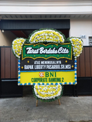Papan Bunga Duka di Bleberan
