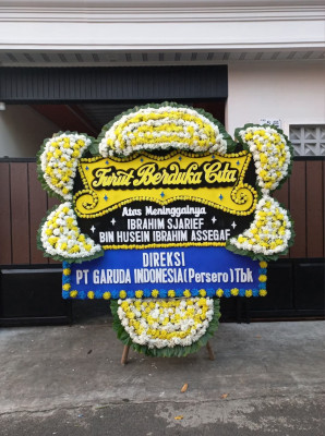 Papan Bunga Duka di Bleberan