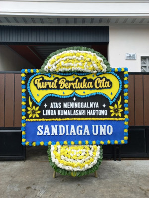 Papan Bunga Duka di Bleberan